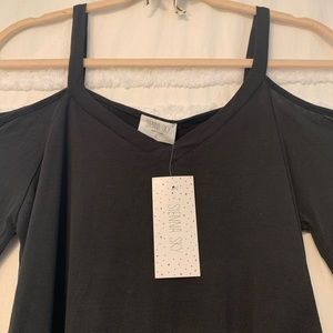 Cold shoulder t shirt